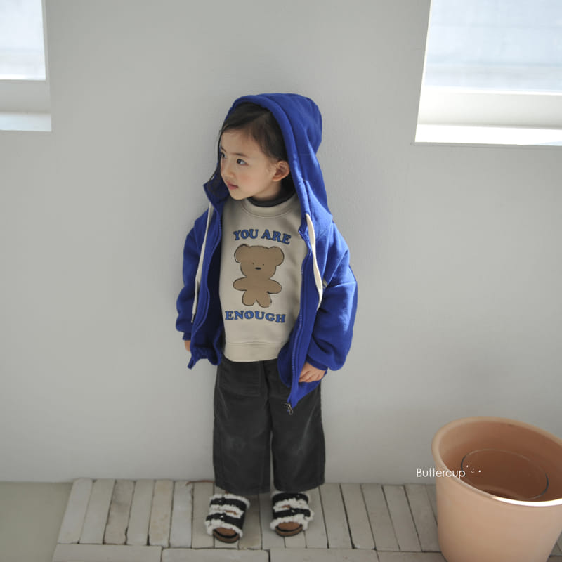 Buttercup - Korean Children Fashion - #kidzfashiontrend - Enough Bear Sweatshirt - 6