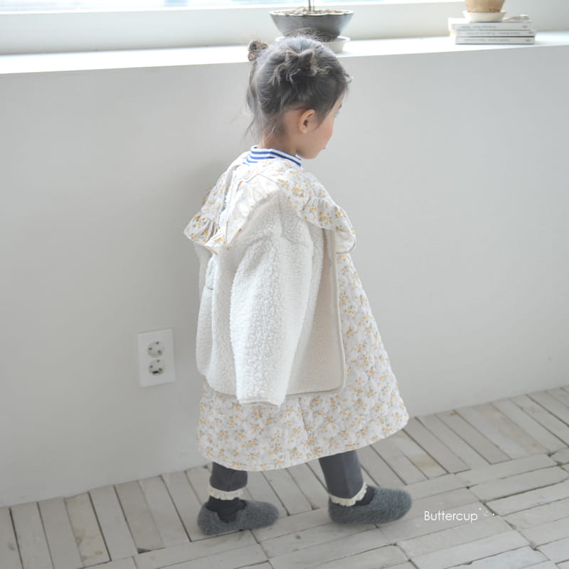 Buttercup - Korean Children Fashion - #littlefashionista - Big Colllar Flower One-piece - 12