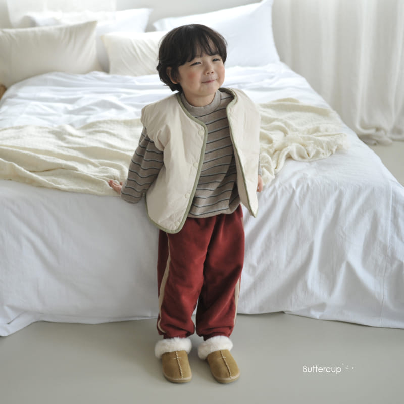 Buttercup - Korean Children Fashion - #magicofchildhood - Big Terry Lavel Tee - 10