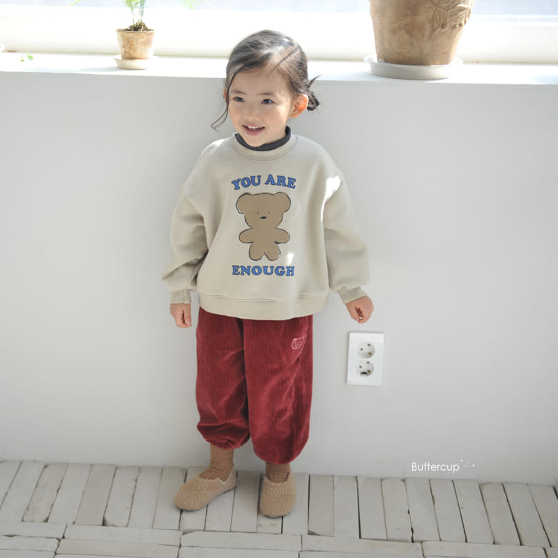 Buttercup - Korean Children Fashion - #minifashionista - Enough Bear Sweatshirt - 10