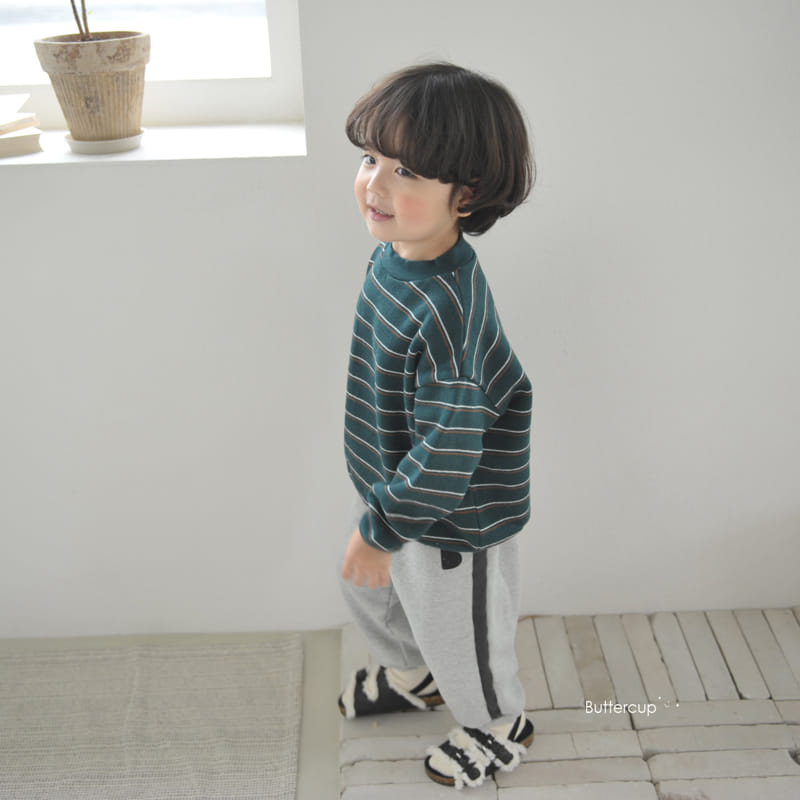 Buttercup - Korean Children Fashion - #prettylittlegirls - Big Terry Lavel Tee - 12
