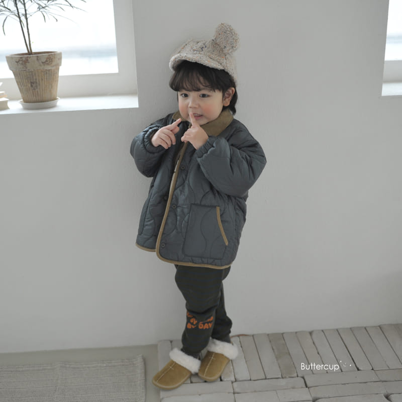 Buttercup - Korean Children Fashion - #todddlerfashion - Wind Quilting Jupmer - 10