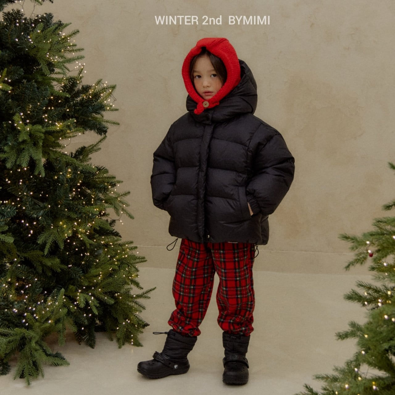 Bymimi - Korean Children Fashion - #Kfashion4kids - Pretty Check Jogger Pants - 7