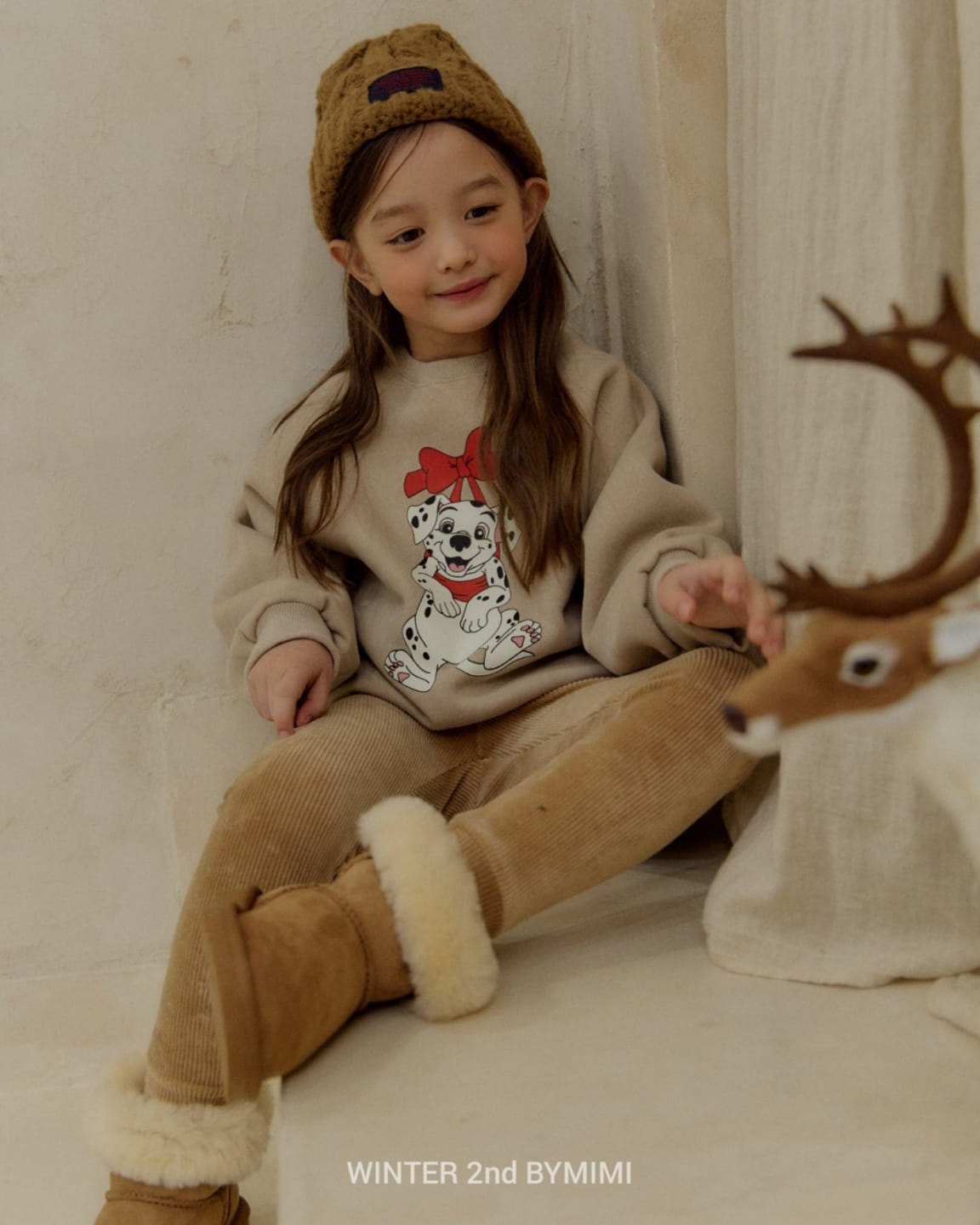 Bymimi - Korean Children Fashion - #childofig - Ribbon Pigment Sweatshirt - 5