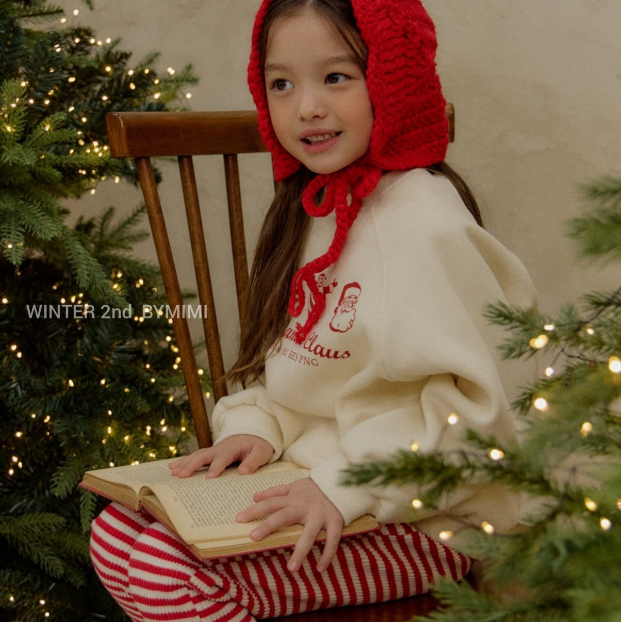 Bymimi - Korean Children Fashion - #childofig - Coconut Kint Bonnet - 8