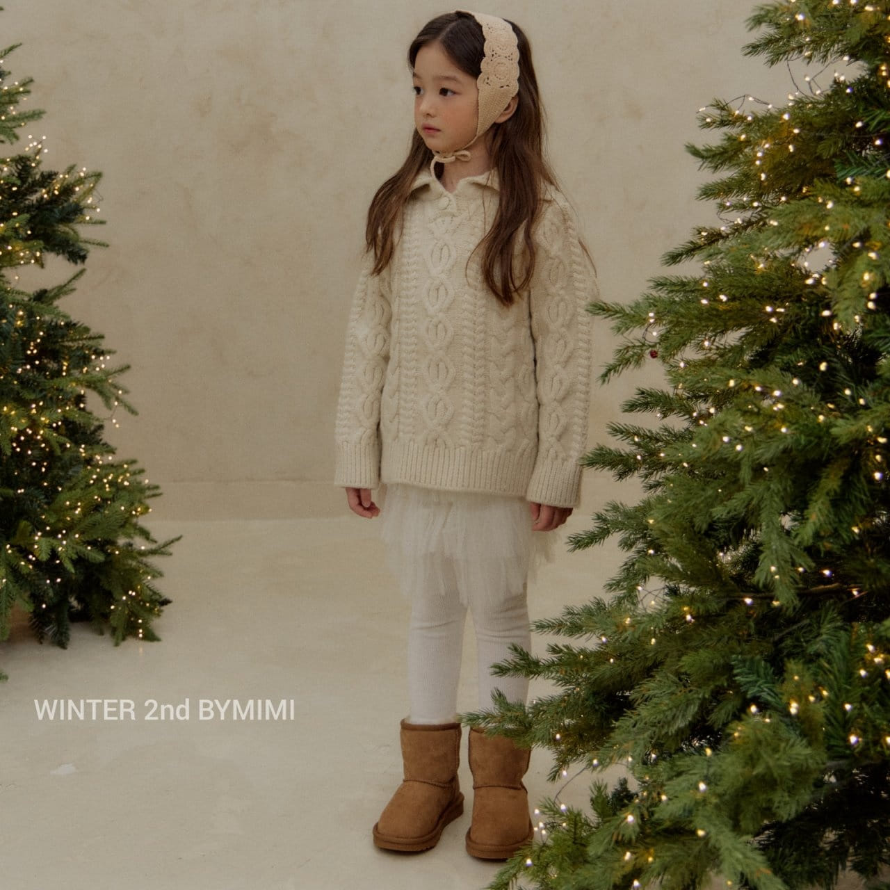Bymimi - Korean Children Fashion - #childrensboutique - Cream Bread Knit - 8