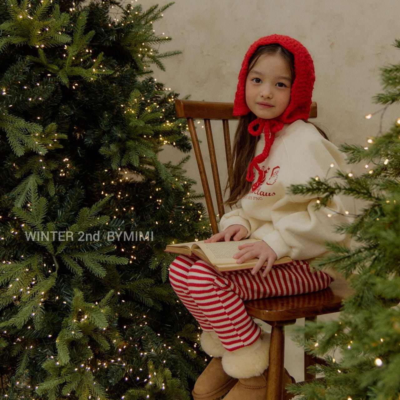 Bymimi - Korean Children Fashion - #childrensboutique - Coconut Kint Bonnet - 10
