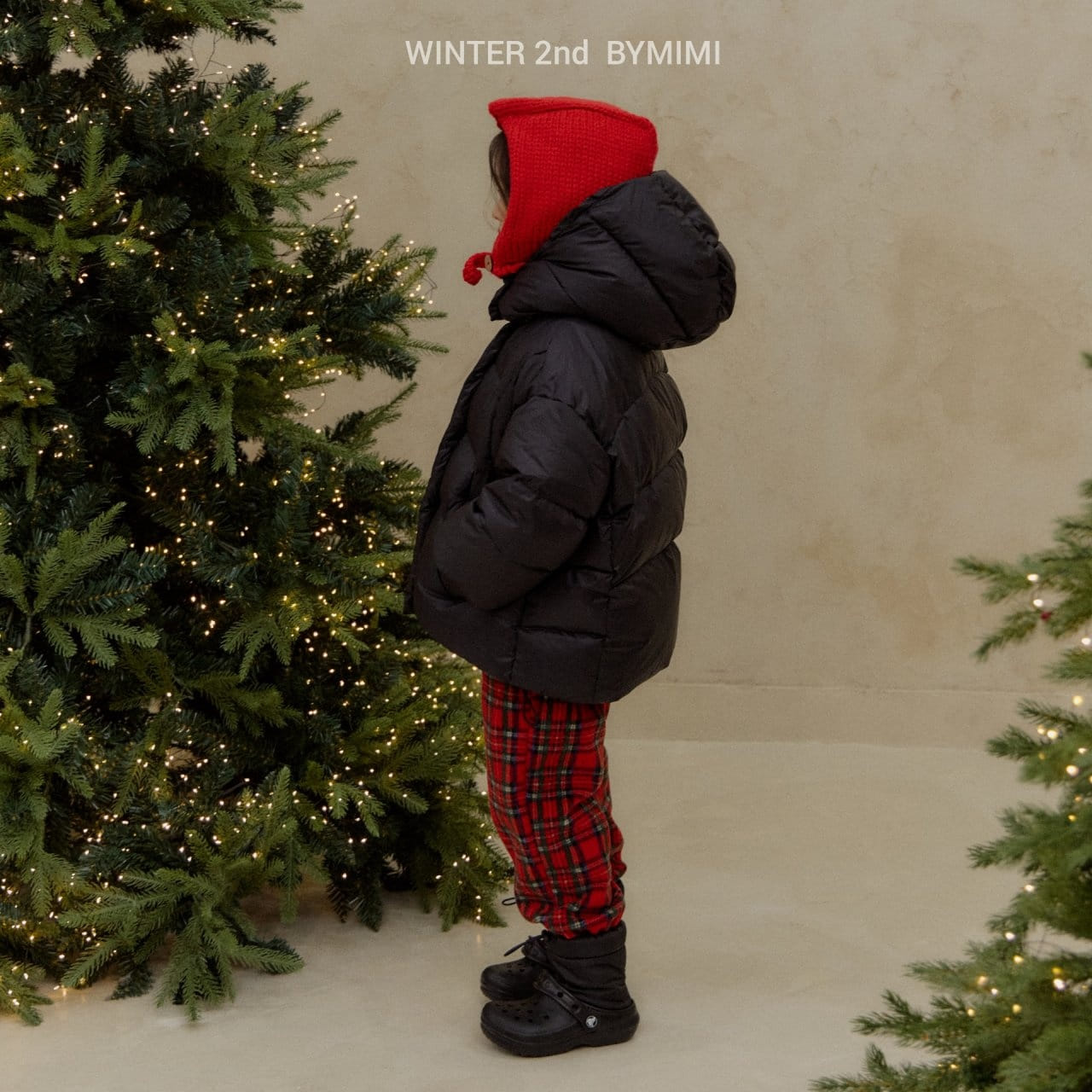 Bymimi - Korean Children Fashion - #discoveringself - Pretty Check Jogger Pants - 2