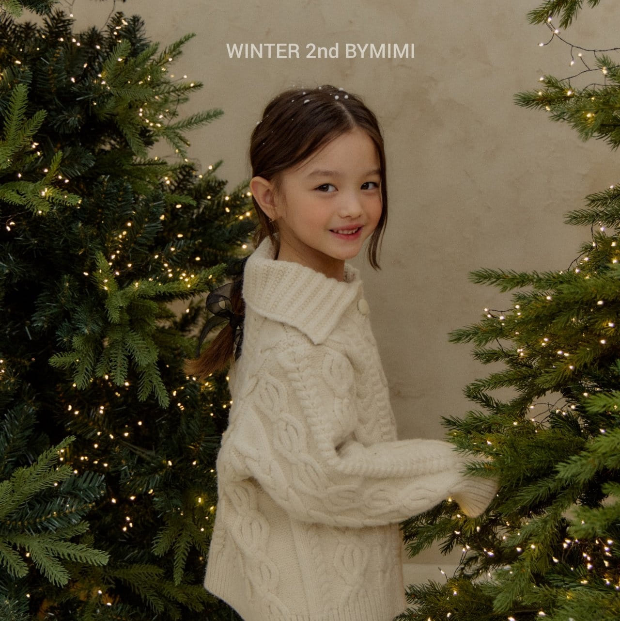 Bymimi - Korean Children Fashion - #kidsshorts - Cream Bread Knit - 12
