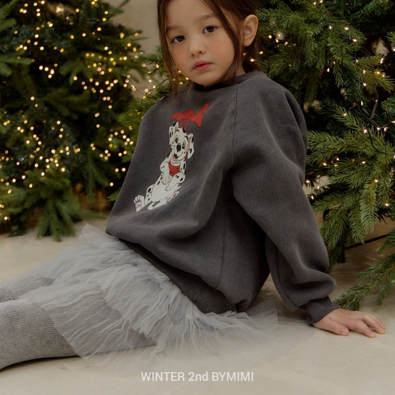 Bymimi - Korean Children Fashion - #kidsshorts - Ribbon Pigment Sweatshirt - 10