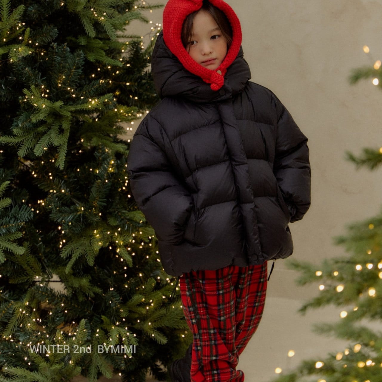 Bymimi - Korean Children Fashion - #fashionkids - Pretty Check Jogger Pants - 4
