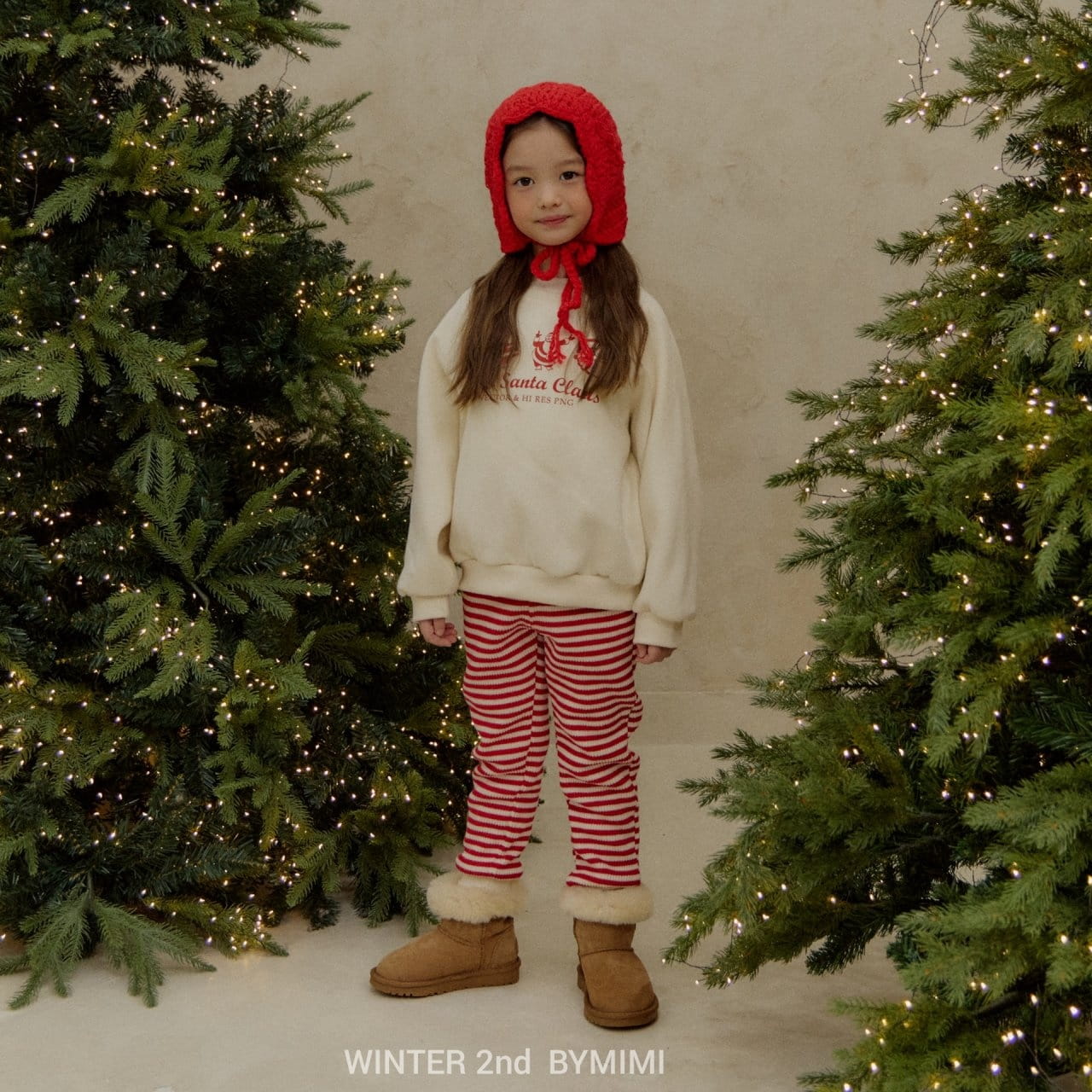 Bymimi - Korean Children Fashion - #kidzfashiontrend - Coconut Kint Bonnet - 2