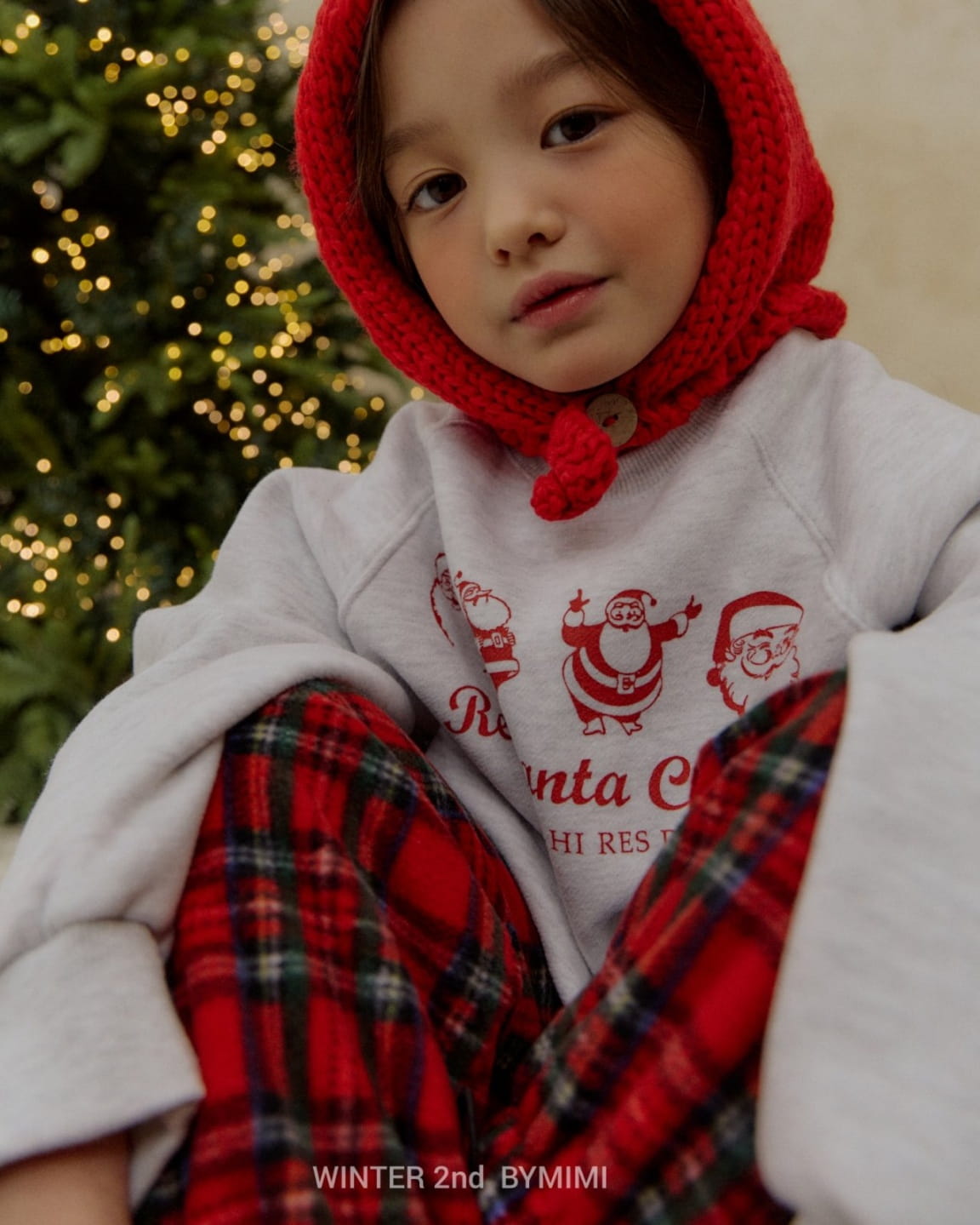 Bymimi - Korean Children Fashion - #kidzfashiontrend - Button Baraclava