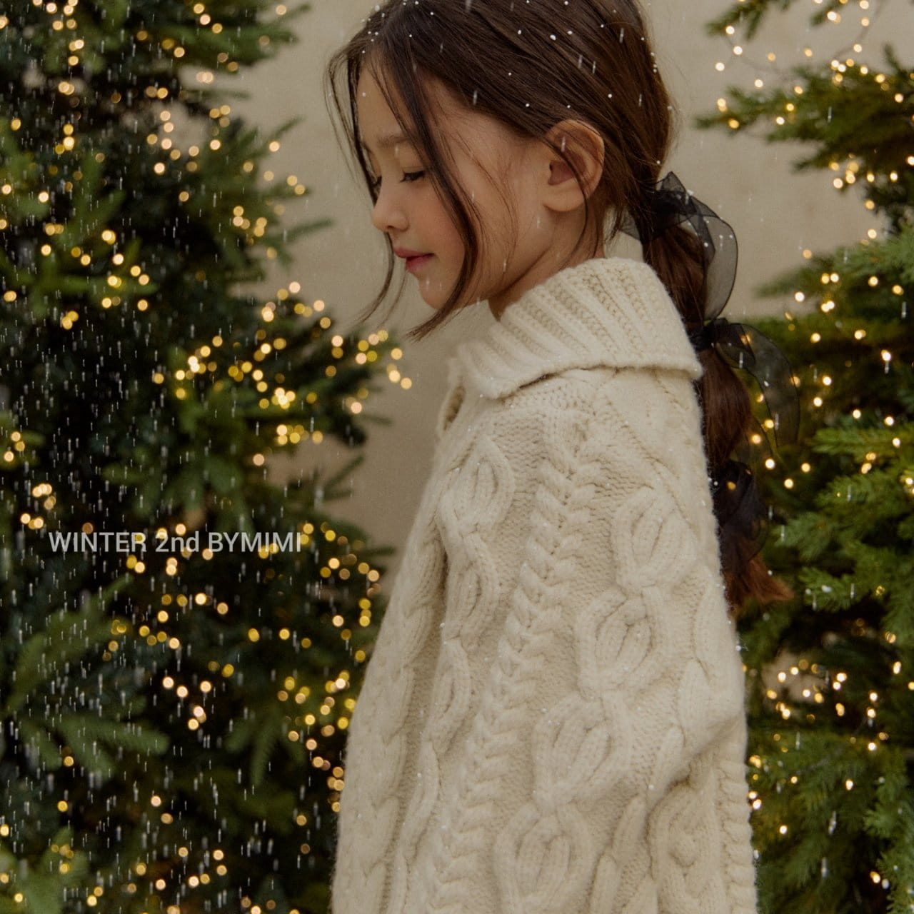 Bymimi - Korean Children Fashion - #littlefashionista - Snow Flower Knit Pants - 11