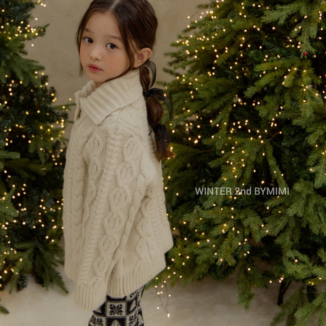 Bymimi - Korean Children Fashion - #minifashionista - Cream Bread Knit - 2