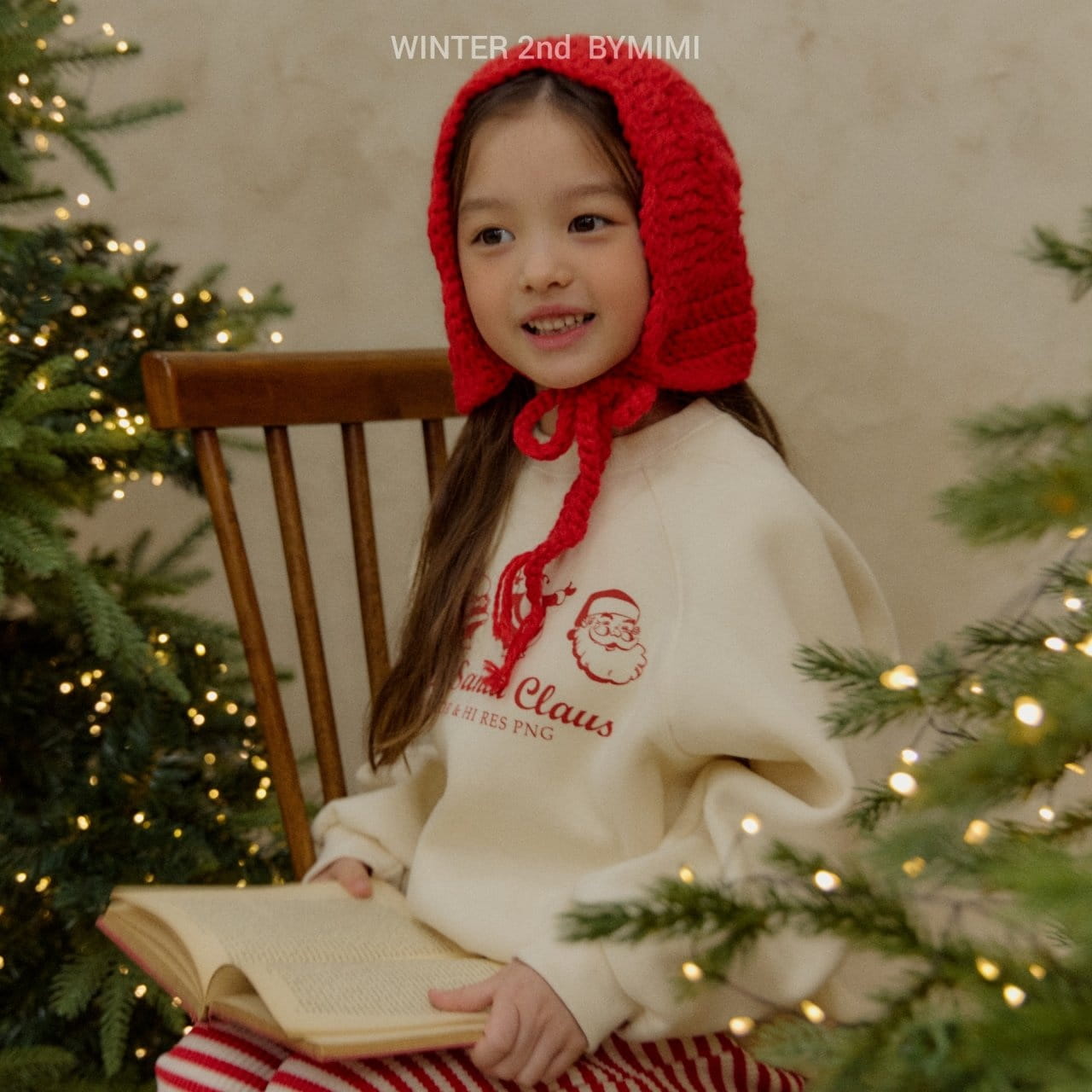 Bymimi - Korean Children Fashion - #minifashionista - Coconut Kint Bonnet - 6