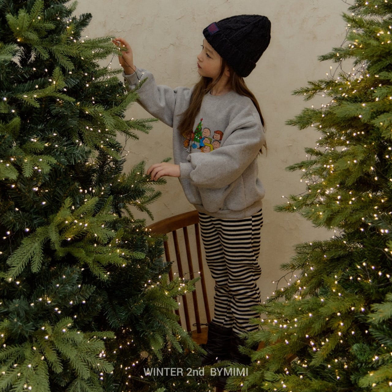 Bymimi - Korean Children Fashion - #prettylittlegirls - Tree Sweatshirt - 2