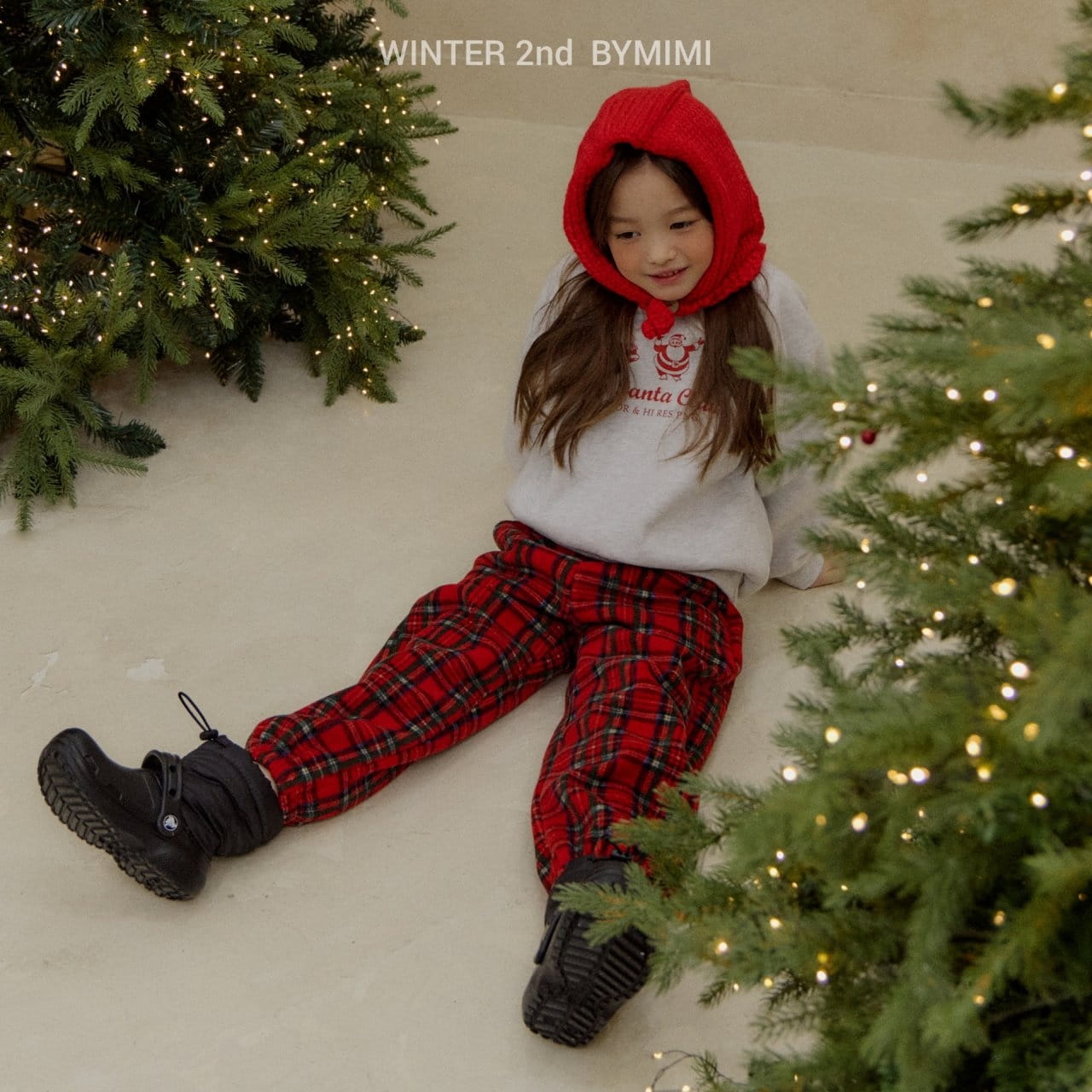 Bymimi - Korean Children Fashion - #prettylittlegirls - Pretty Check Jogger Pants - 11