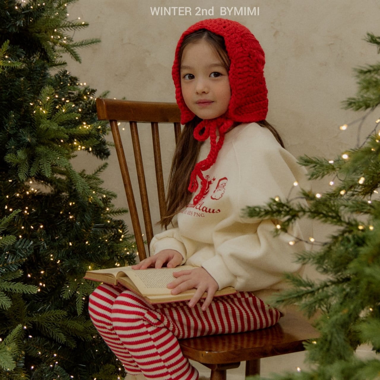 Bymimi - Korean Children Fashion - #prettylittlegirls - Coconut Kint Bonnet - 7