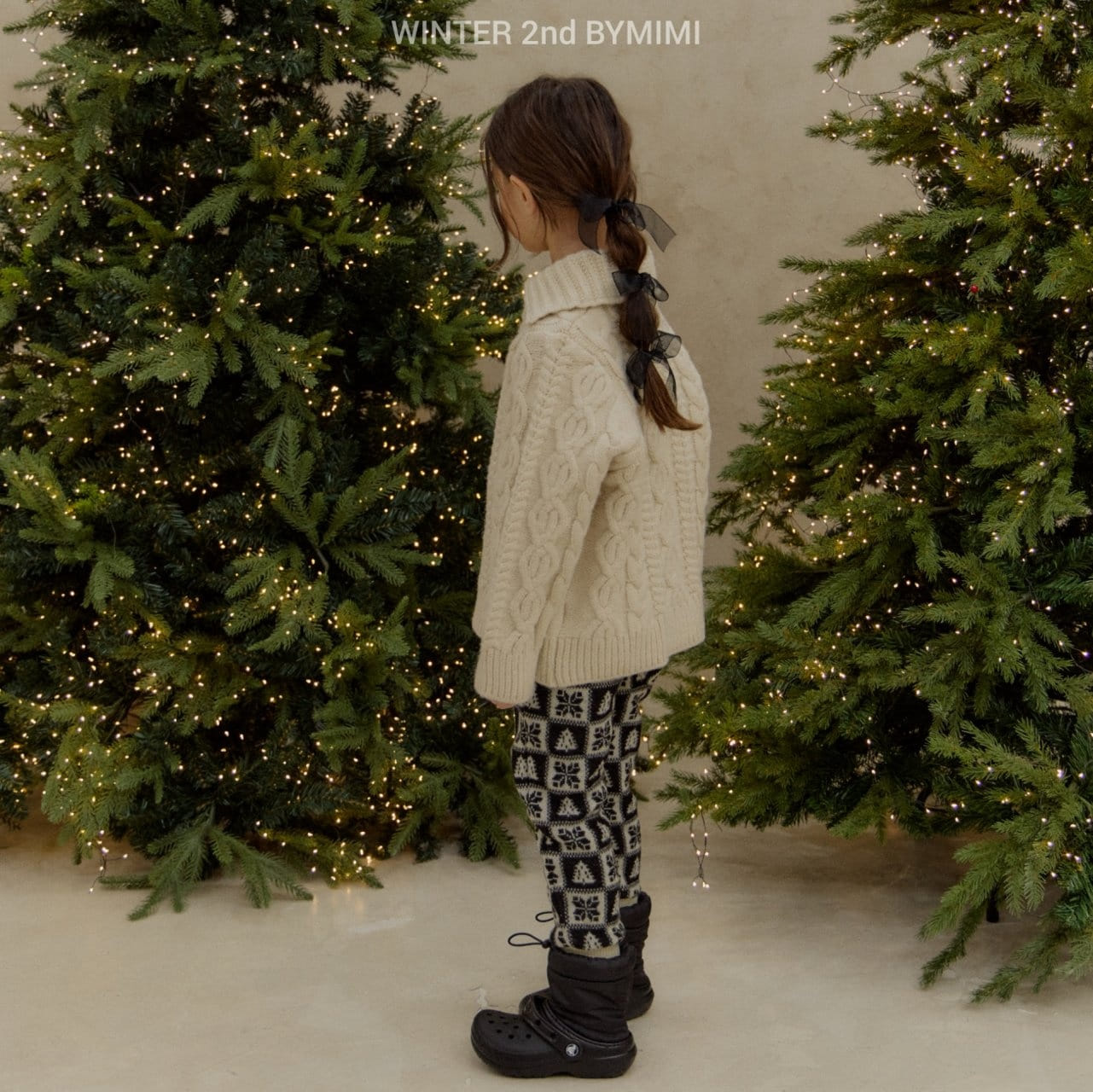 Bymimi - Korean Children Fashion - #prettylittlegirls - Cream Bread Knit - 4
