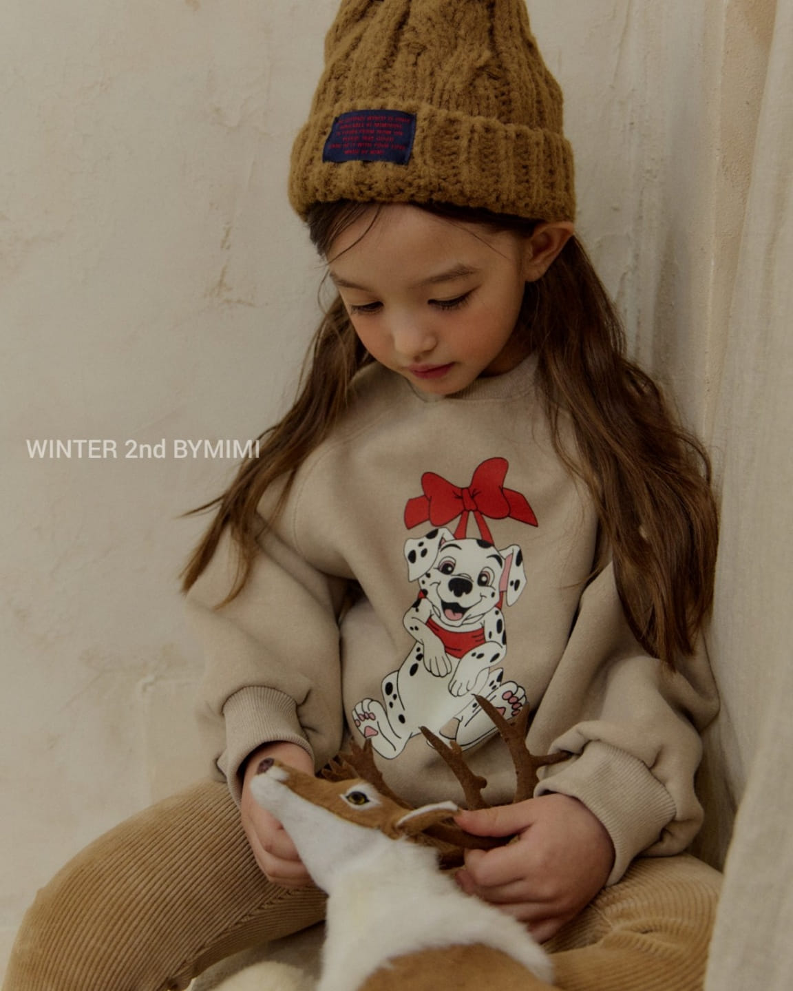 Bymimi - Korean Children Fashion - #toddlerclothing - Ribbon Pigment Sweatshirt - 3