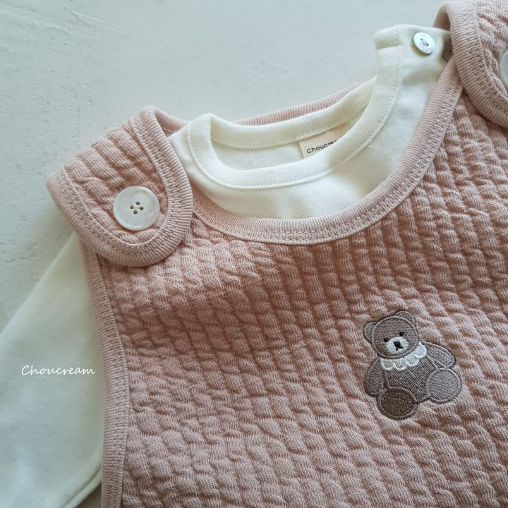 Choucream - Korean Baby Fashion - #babyboutiqueclothing - Quilting Sleep Vest - 11