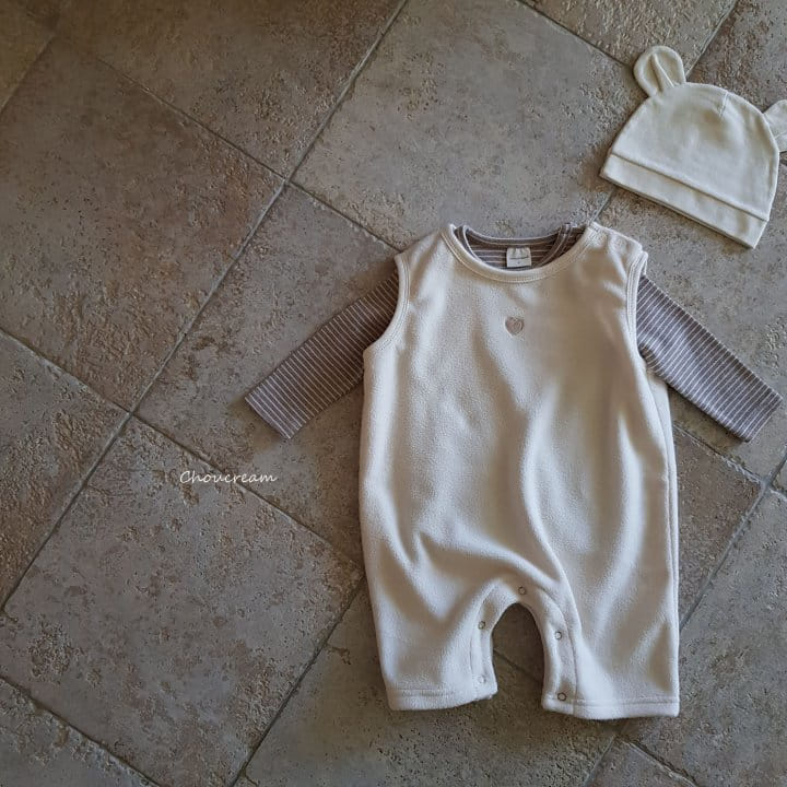 Choucream - Korean Baby Fashion - #babyboutiqueclothing - Cozy Vest Bodysuit - 5