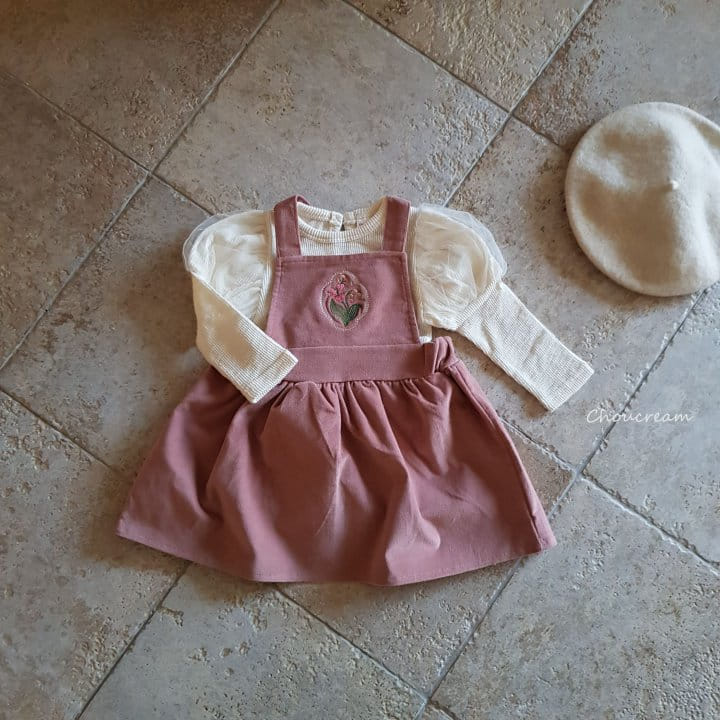 Choucream - Korean Baby Fashion - #babyclothing - Lora Dungarees One-piece - 5