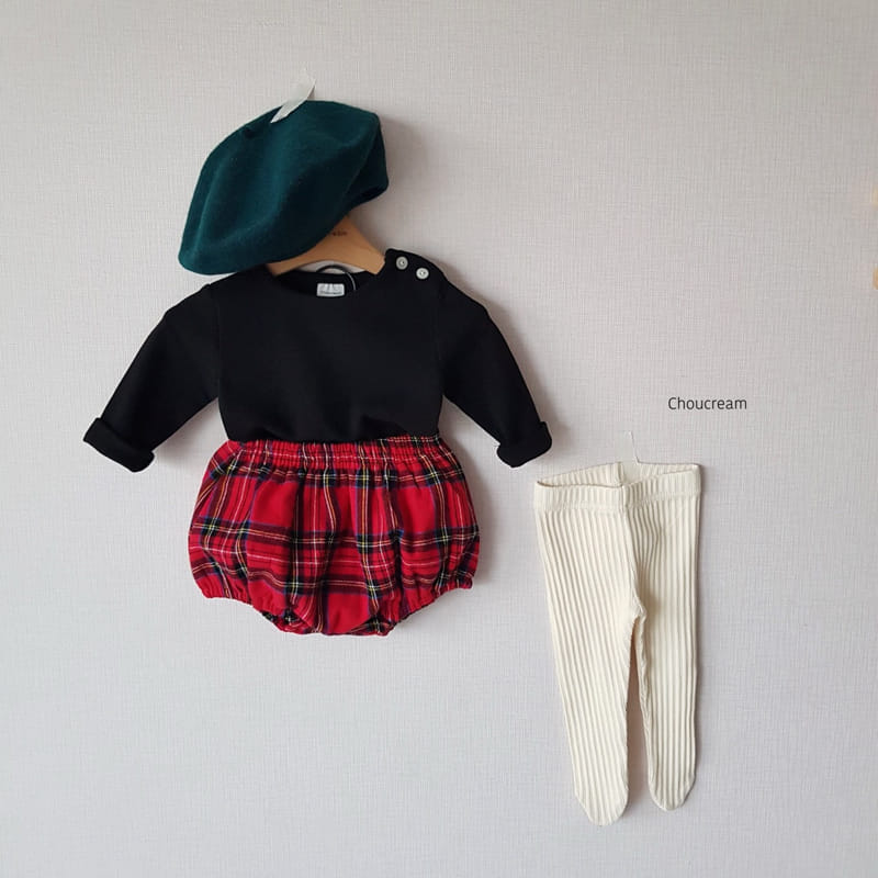 Choucream - Korean Baby Fashion - #babyclothing - Tatan Check Bloomer - 3