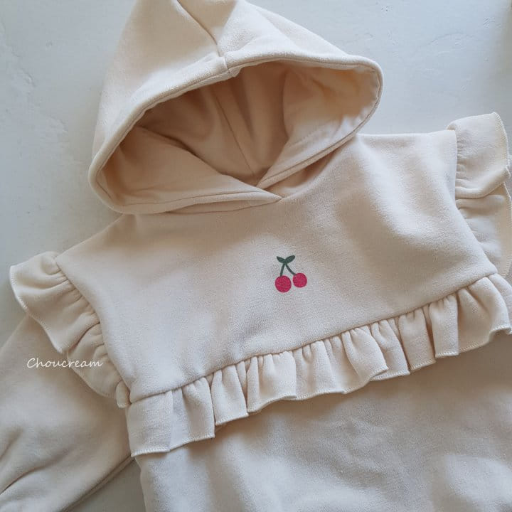 Choucream - Korean Baby Fashion - #babyfashion - Cherry Hoody Bodysuit - 10