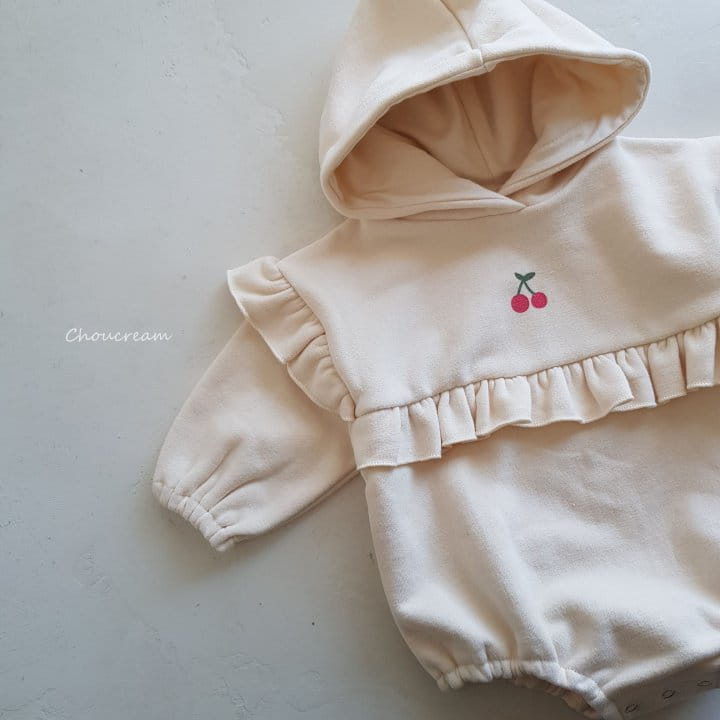 Choucream - Korean Baby Fashion - #babyfever - Cherry Hoody Bodysuit - 11