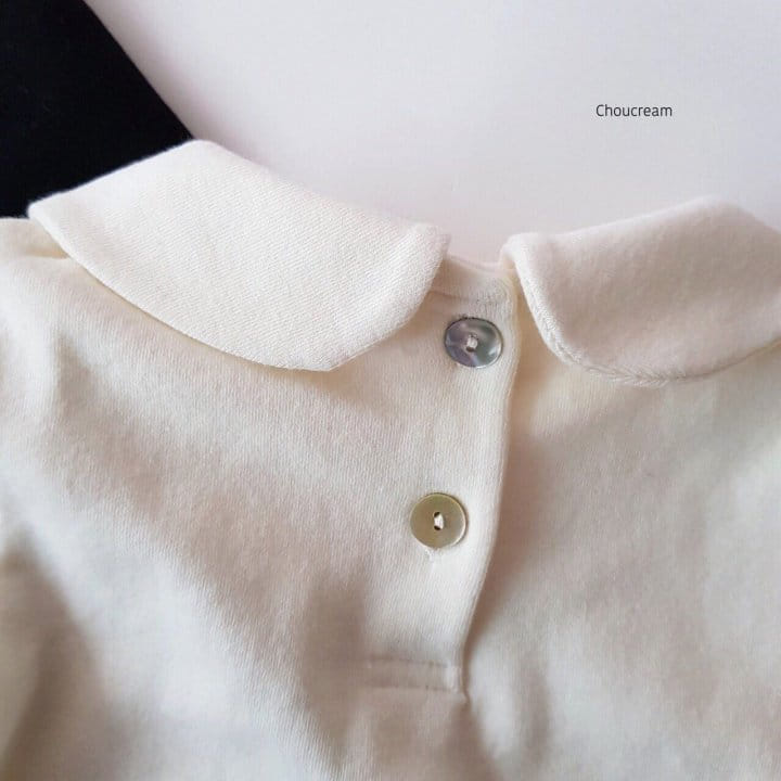 Choucream - Korean Baby Fashion - #babyfever - Bebe Collar Tee - 10