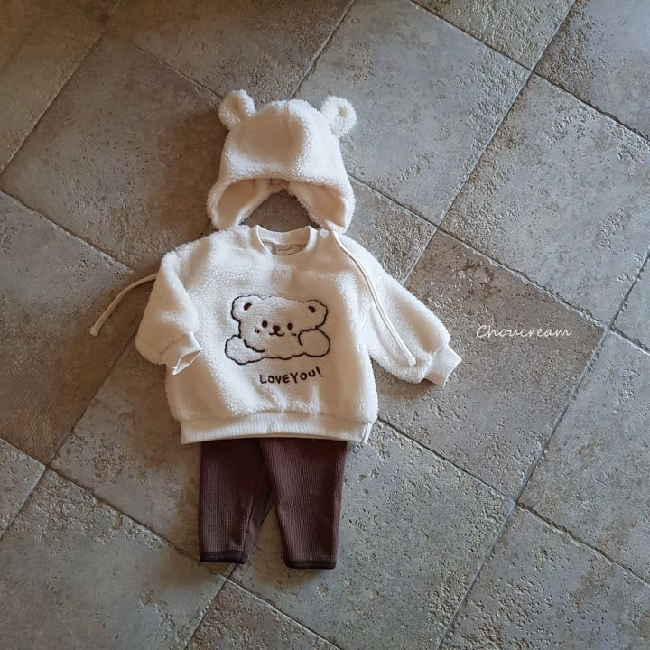 Choucream - Korean Baby Fashion - #babyfever - Dumble Bear Sweatshirt - 2