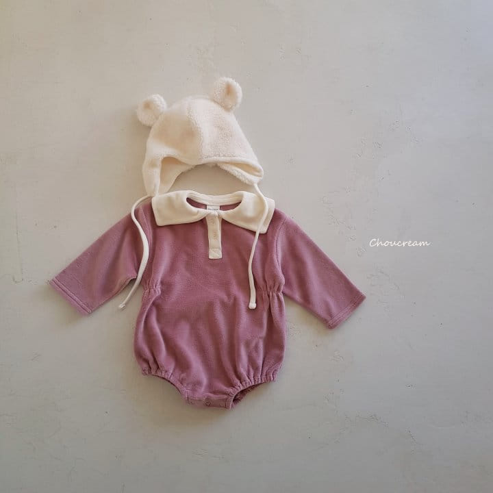 Choucream - Korean Baby Fashion - #babygirlfashion - Veloure Sailor Bodysuit
