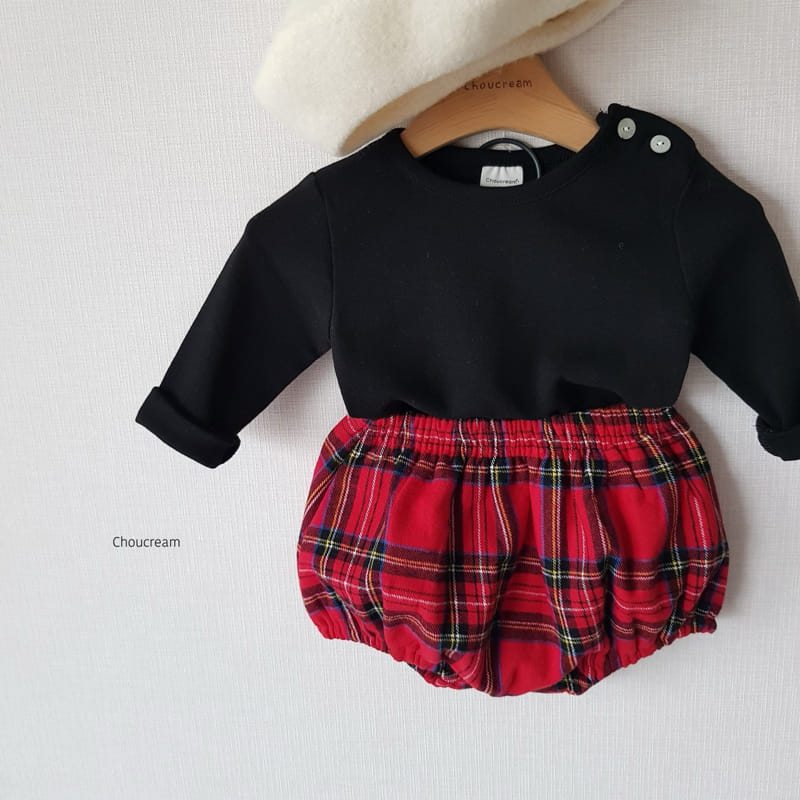 Choucream - Korean Baby Fashion - #babygirlfashion - Tatan Check Bloomer - 6
