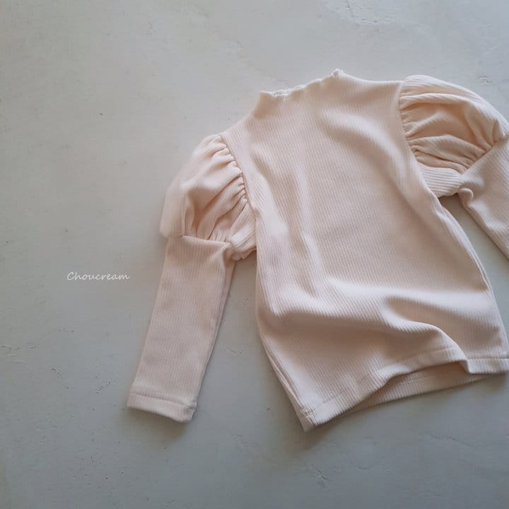 Choucream - Korean Baby Fashion - #babylifestyle - Puff Half Neck Tee - 6