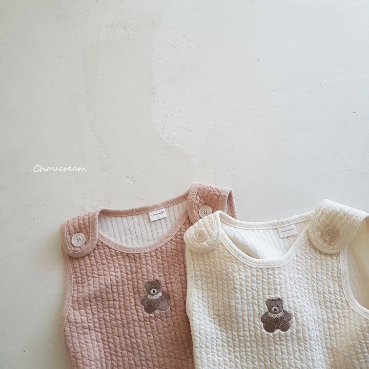 Choucream - Korean Baby Fashion - #babylifestyle - Quilting Sleep Vest