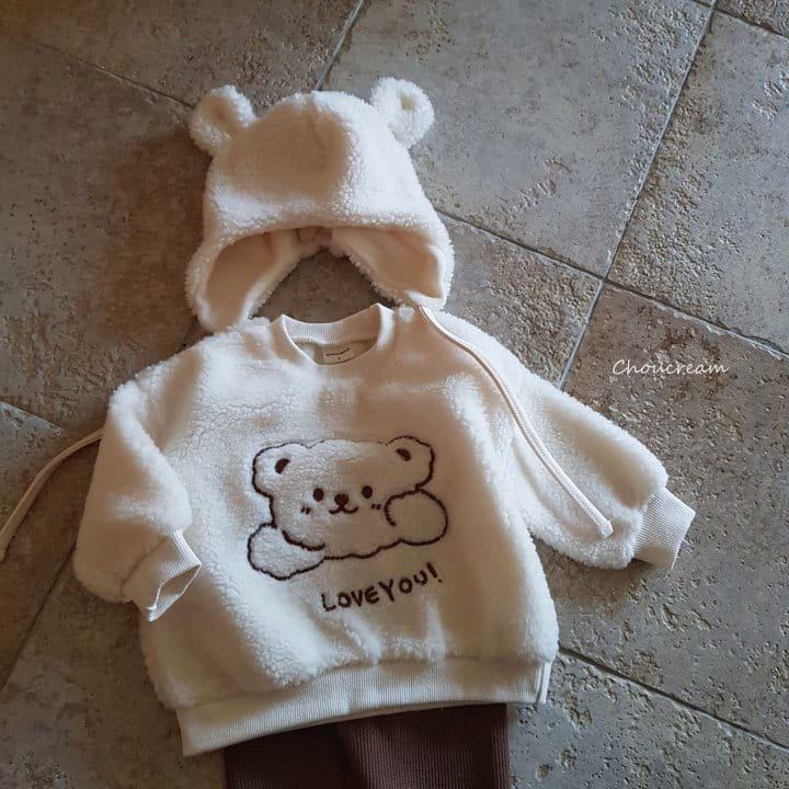 Choucream - Korean Baby Fashion - #babygirlfashion - Dumble Bear Sweatshirt - 4