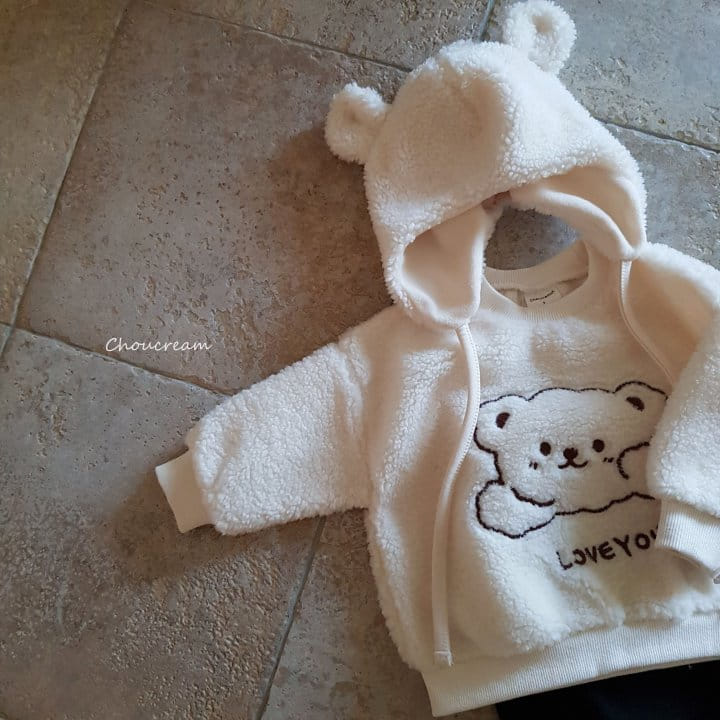 Choucream - Korean Baby Fashion - #babyoninstagram - Dumble Bear Sweatshirt - 5