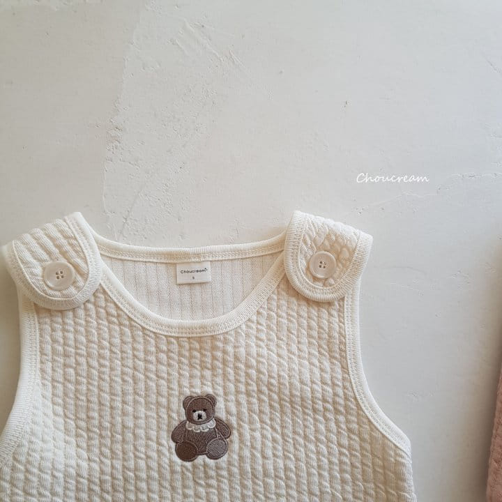 Choucream - Korean Baby Fashion - #babyootd - Quilting Sleep Vest - 3