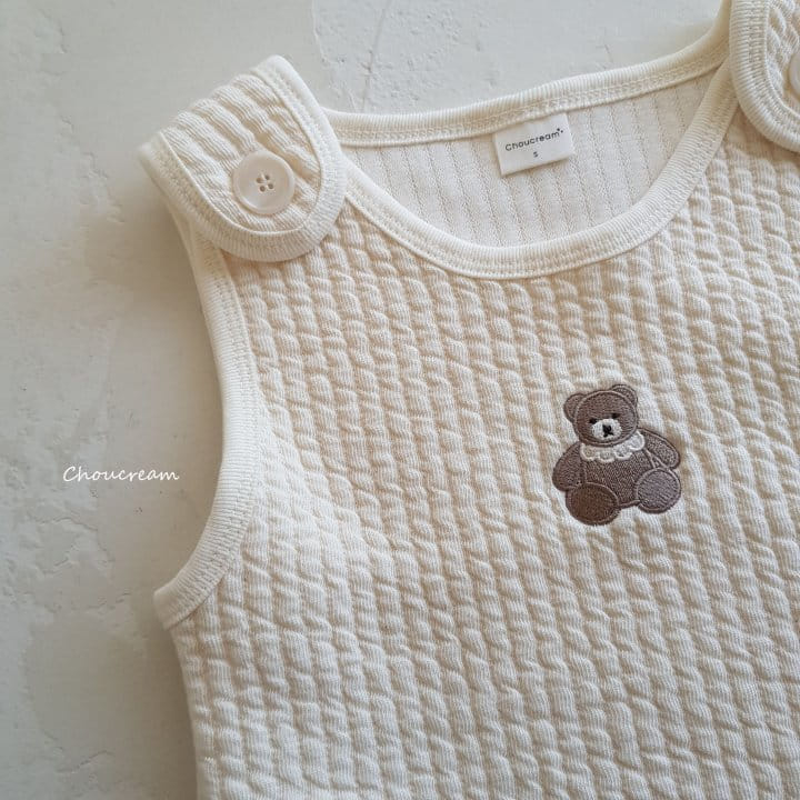 Choucream - Korean Baby Fashion - #babyootd - Quilting Sleep Vest - 4