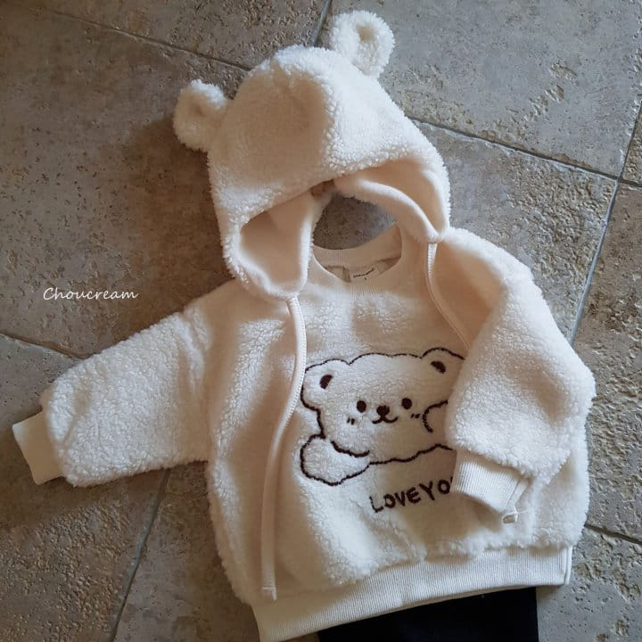 Choucream - Korean Baby Fashion - #babyoutfit - Dumble Bear Sweatshirt - 8