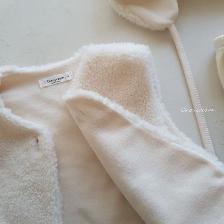 Choucream - Korean Baby Fashion - #babywear - Bebe Fluffy Vest - 9