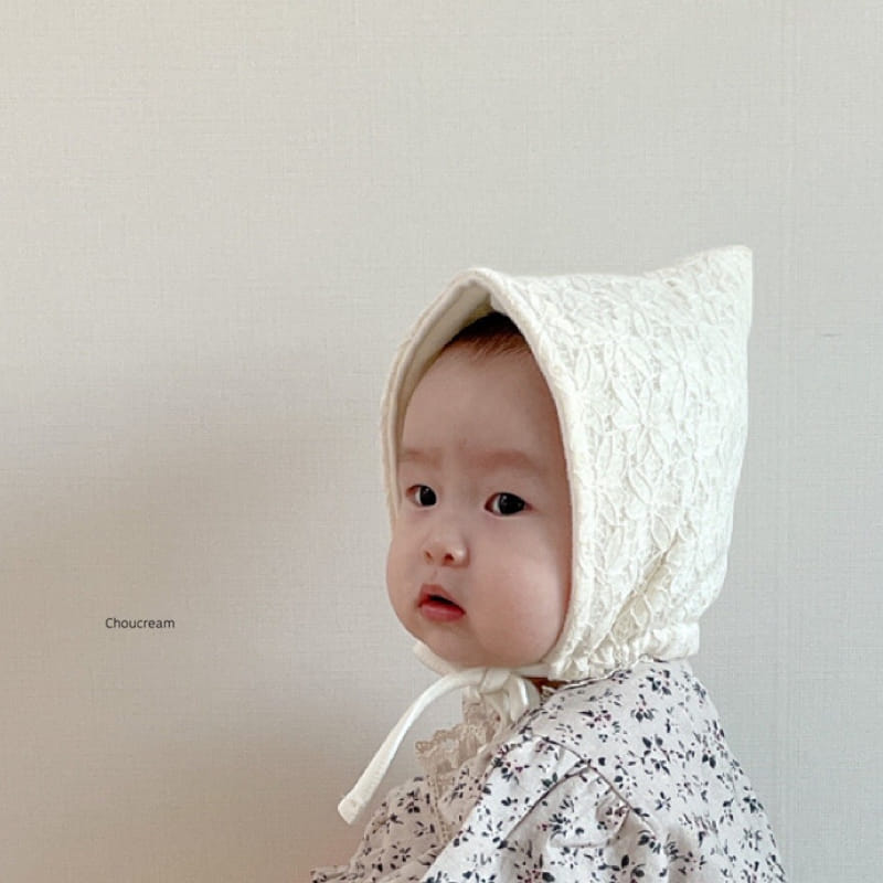Choucream - Korean Baby Fashion - #babywear - Winter Lace Bonnet - 9