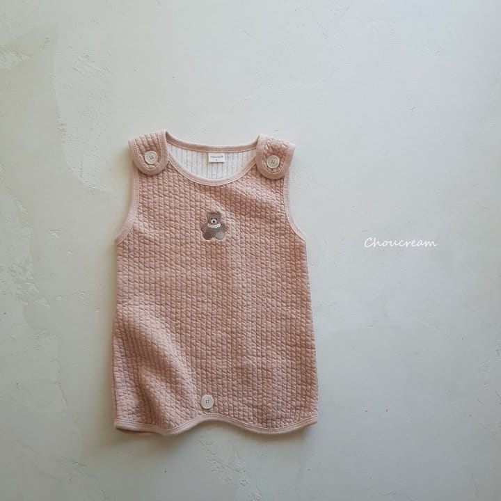 Choucream - Korean Baby Fashion - #onlinebabyboutique - Quilting Sleep Vest - 7