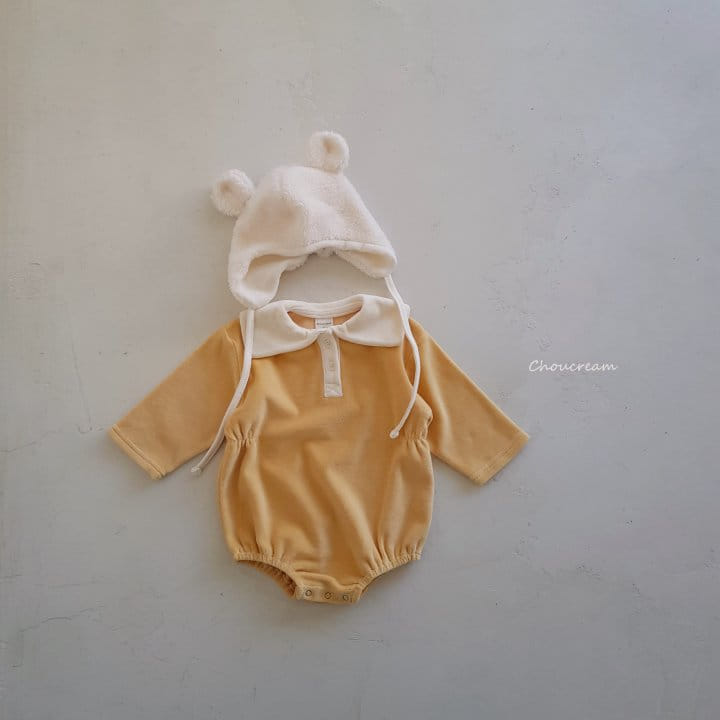 Choucream - Korean Baby Fashion - #onlinebabyshop - Veloure Sailor Bodysuit - 9
