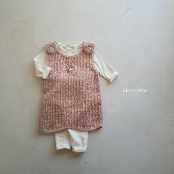 Choucream - Korean Baby Fashion - #onlinebabyshop - Quilting Sleep Vest - 8