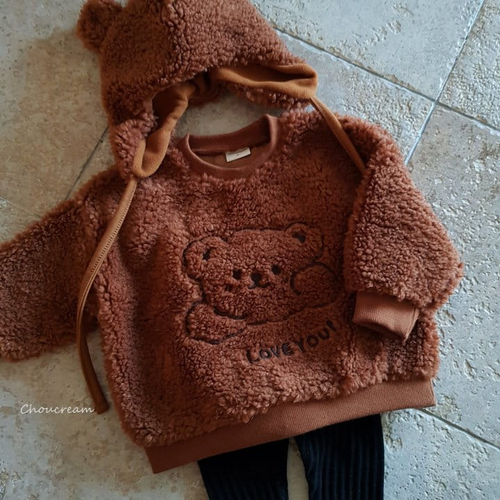 Choucream - Korean Baby Fashion - #onlinebabyshop - Dumble Bear Sweatshirt - 11