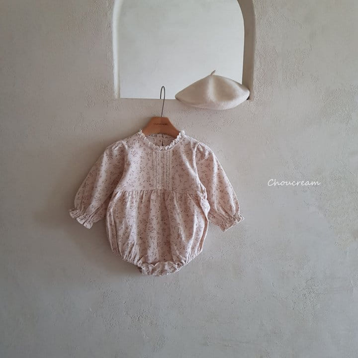 Choucream - Korean Baby Fashion - #smilingbaby - Elf Flower Lace Bodysuit - 2