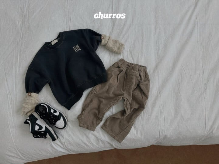 Churros - Korean Children Fashion - #Kfashion4kids - Unbal Corduroy Pants - 2